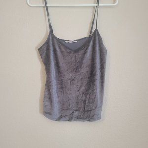 VS grey velvet cami